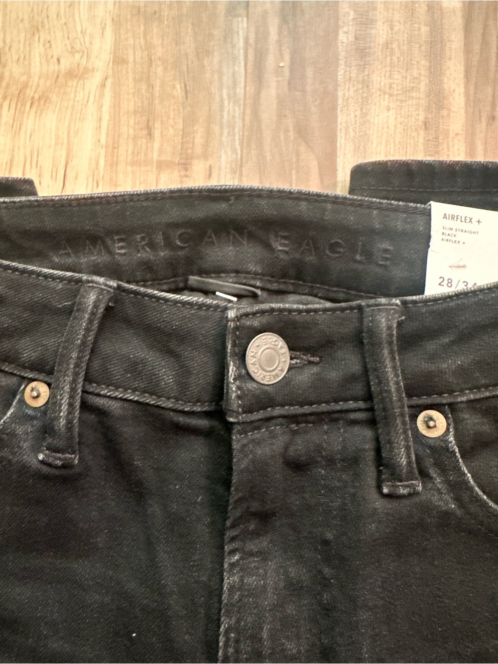 American Eagle Outfitters Men's Black Skinny Jeans - Picture 2 of 10